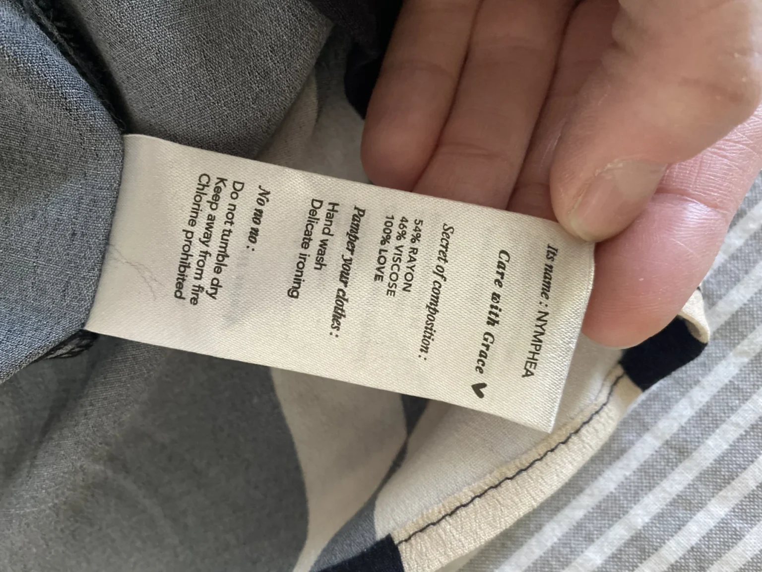 Image for Blouse motifs imprimés beige et noir