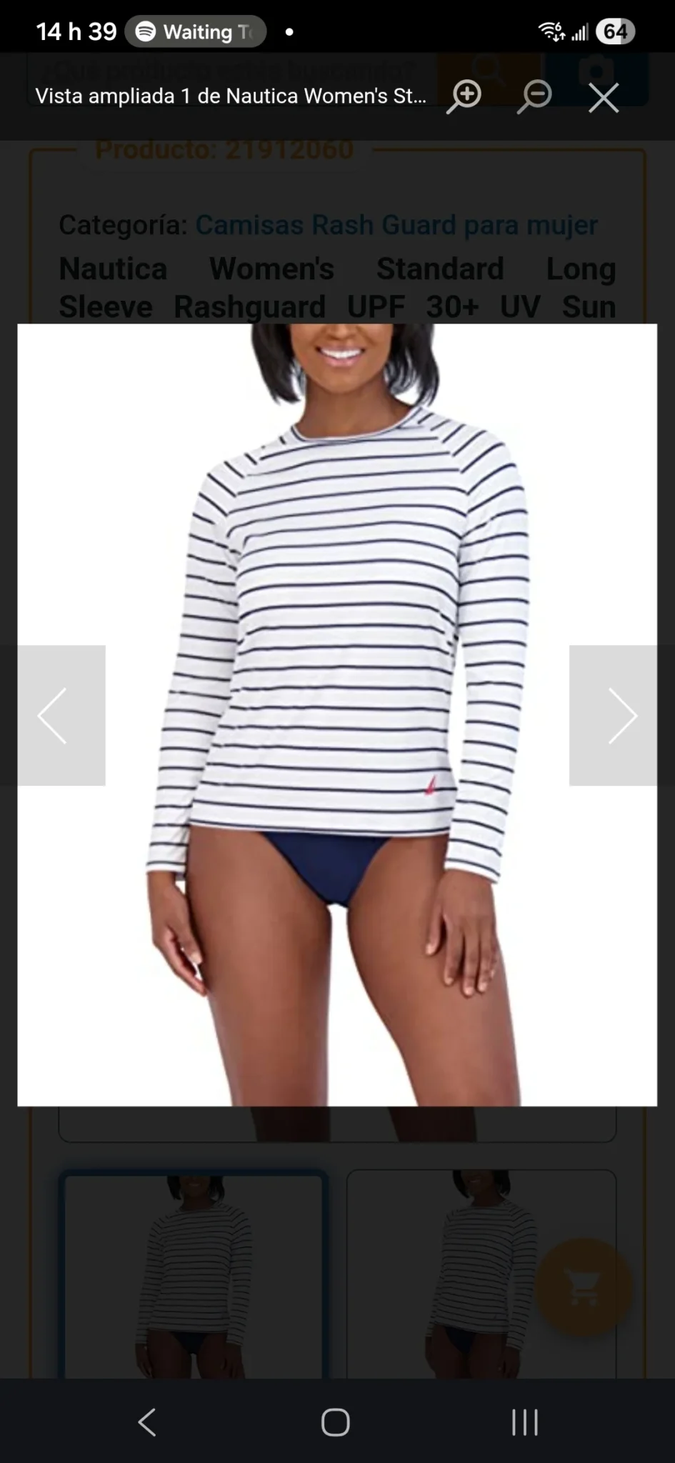 Featured image for 🌟 Nautica T-shirt manches longues