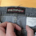 Thumbnail for Short gris de type jeans
