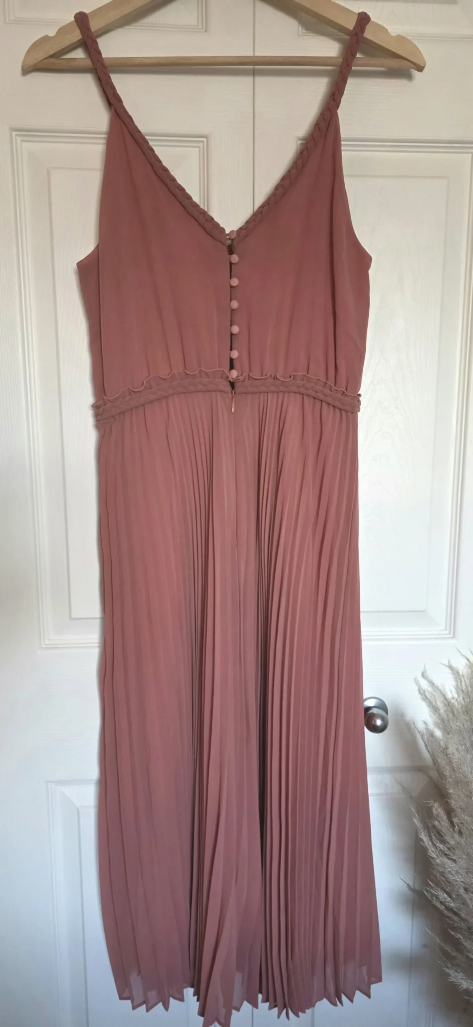 Image for Robe Sézane Pia rose poudré