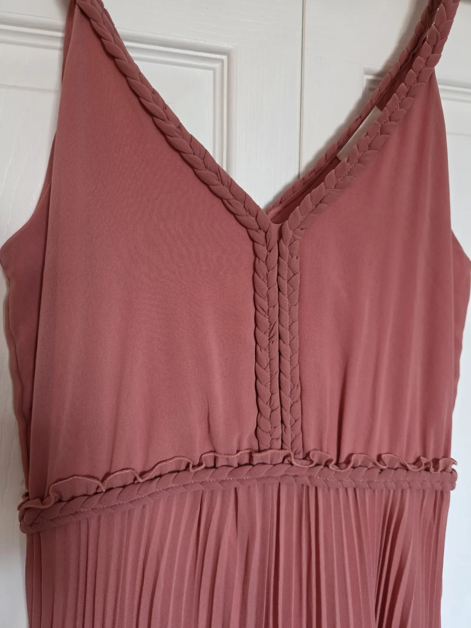 Image for Robe Sézane Pia rose poudré