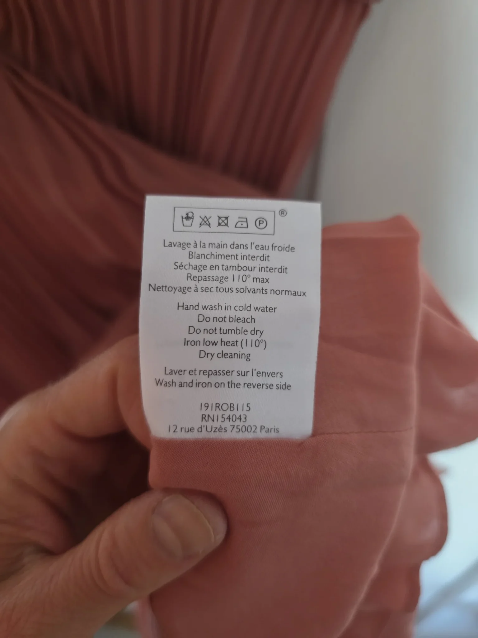 Image for Robe Sézane Pia rose poudré