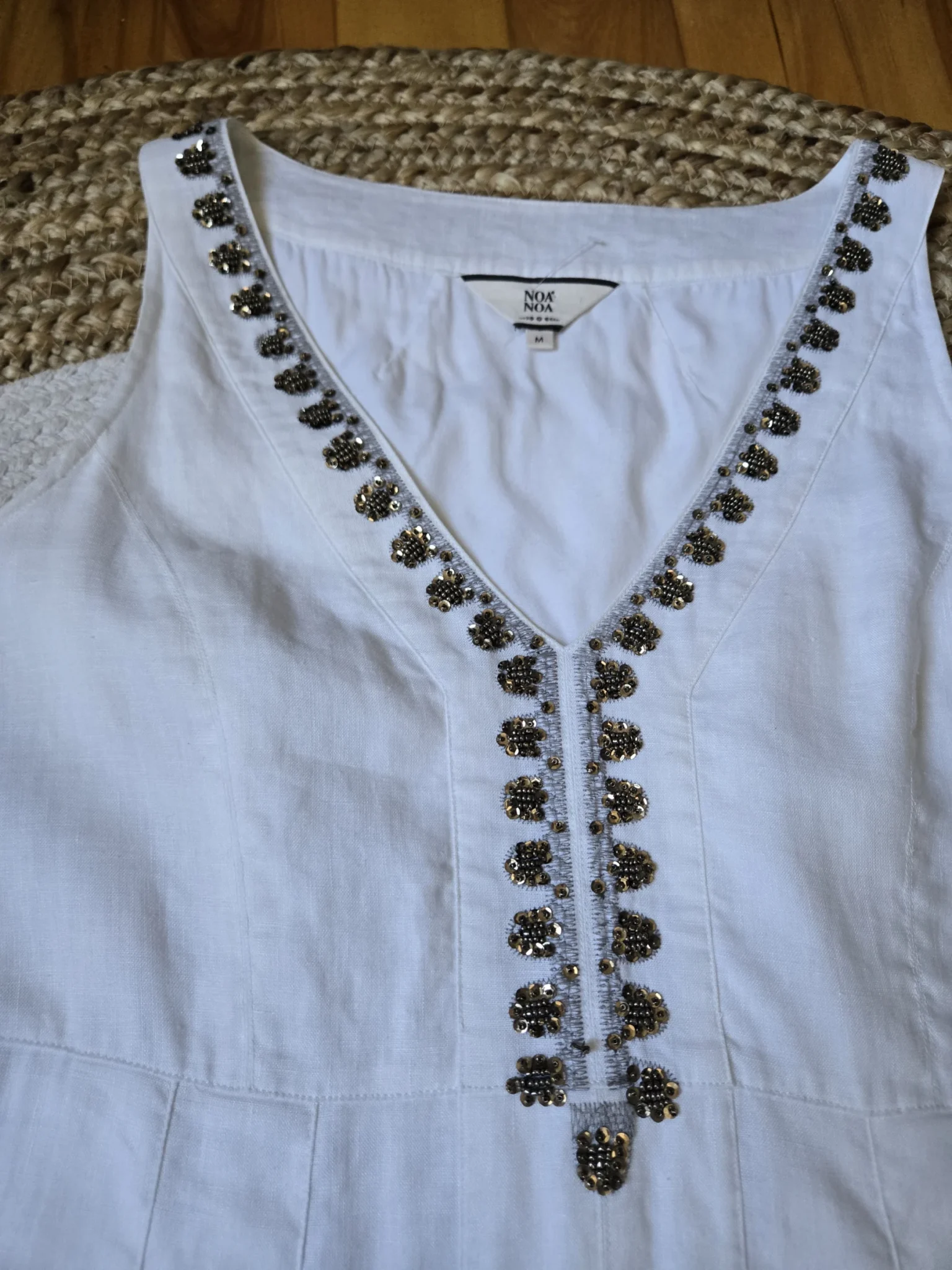 Image for Noa Noa ; Robe blanche en lin