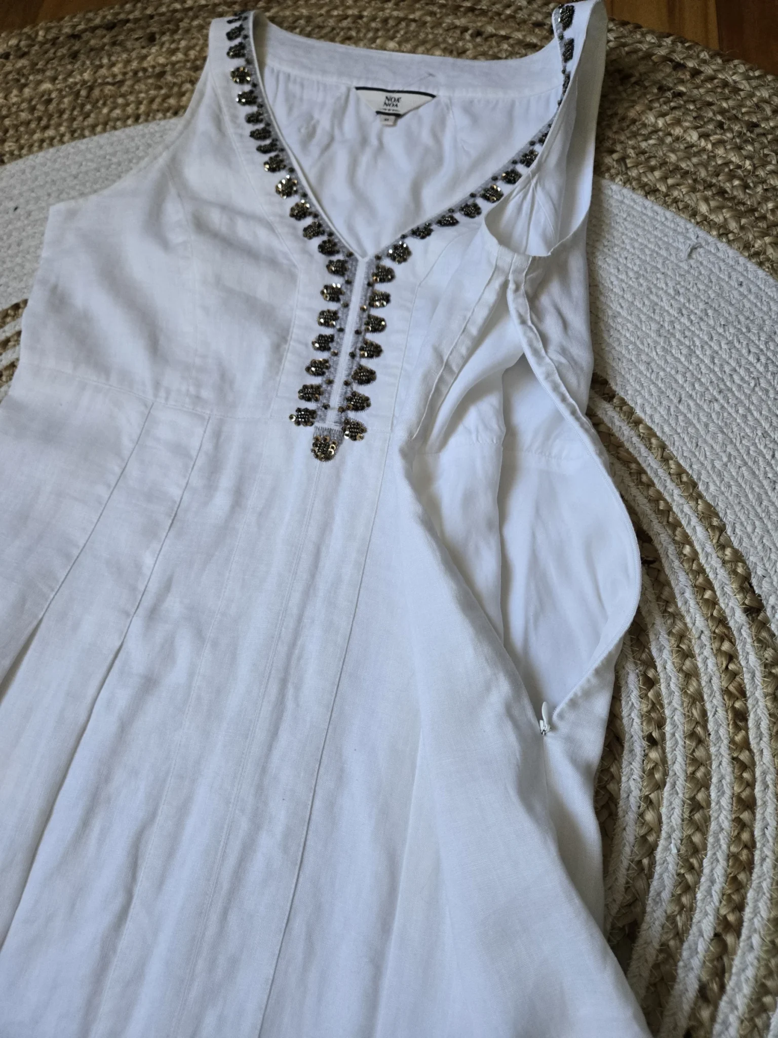 Image for Noa Noa ; Robe blanche en lin