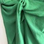 Thumbnail for Robe courte verte style kimono