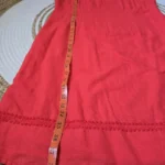 Thumbnail for H.O.G. ; Robe Rouge Corail en mélange lin et coton