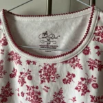 Thumbnail for Chandail blanc, imprimé fleuri 100% coton - Carroll Reed