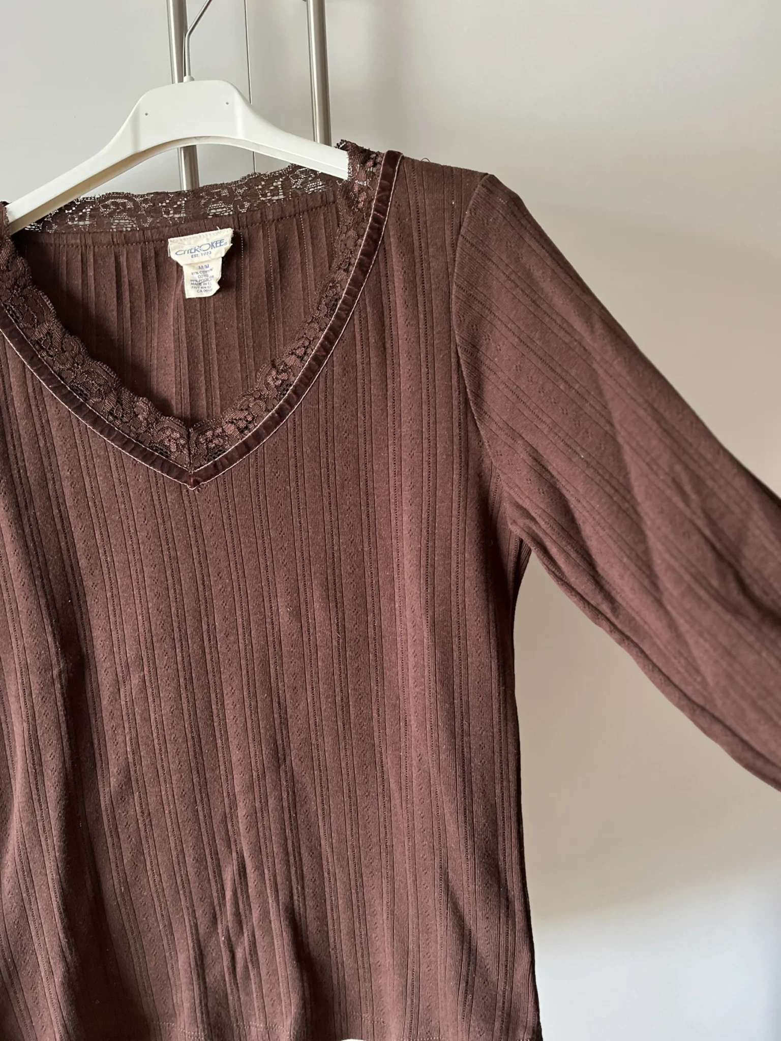 Image for Chandail marron (chocolat) - 61% coton