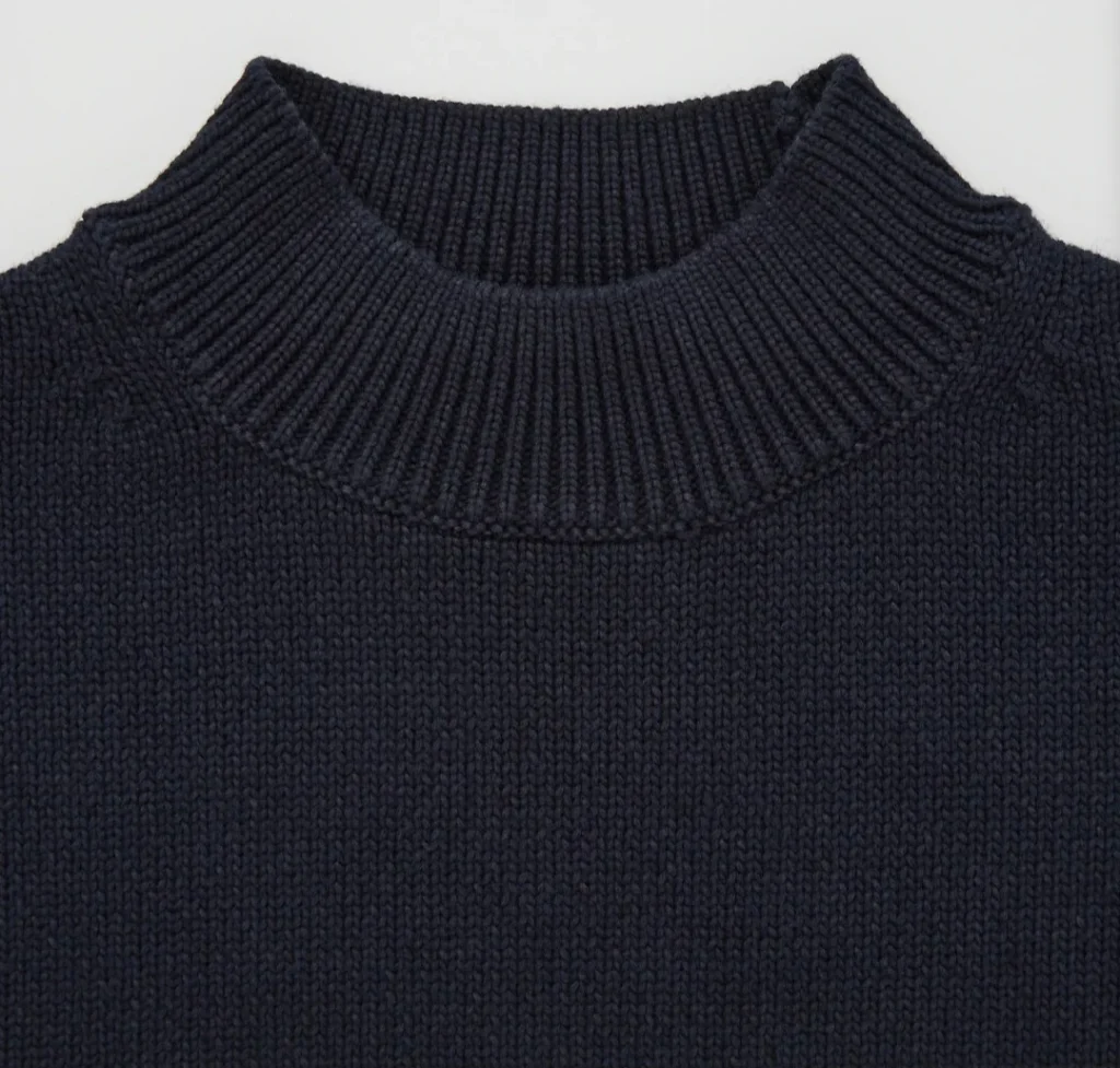 Image for 🌷Striped jumper with stand-up collar