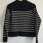 Thumbnail for 🌷Striped jumper with stand-up collar