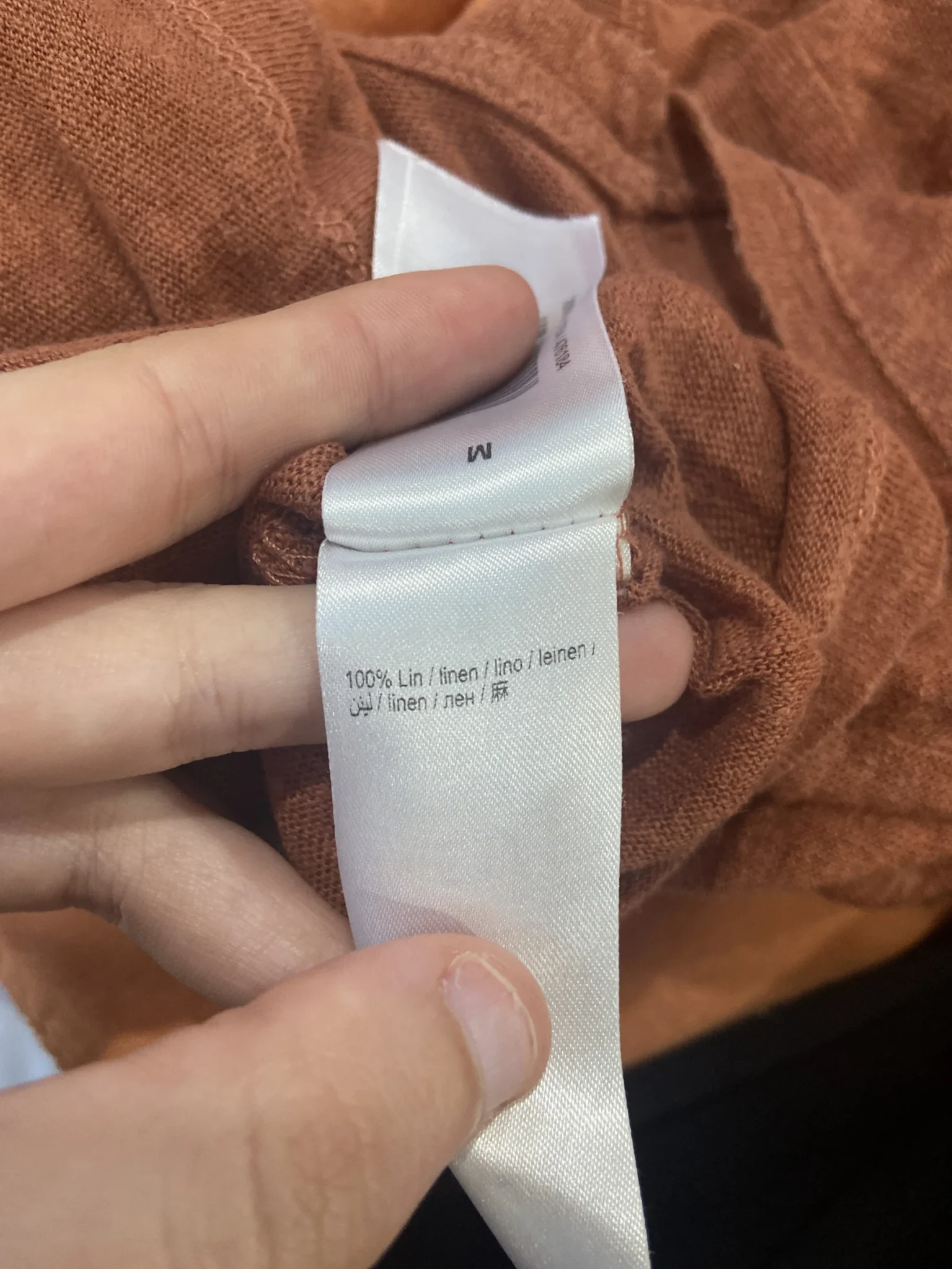 Image for Teeshirt terracota fluide