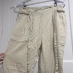 Featured thumbnail for Pantalon d'été beige en lin
