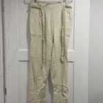Thumbnail for Pantalon d'été beige en lin