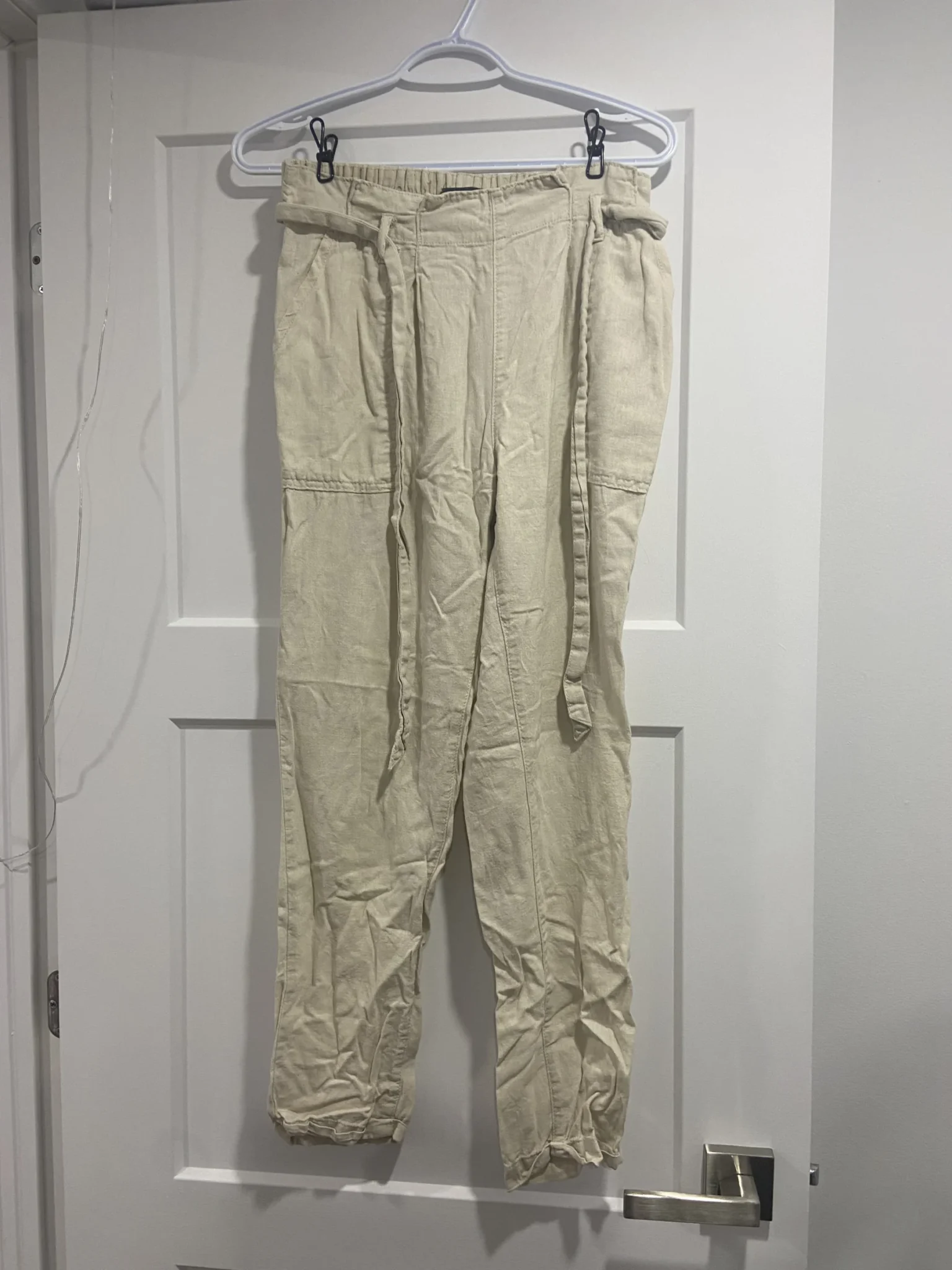 Image for Pantalon d'été beige en lin