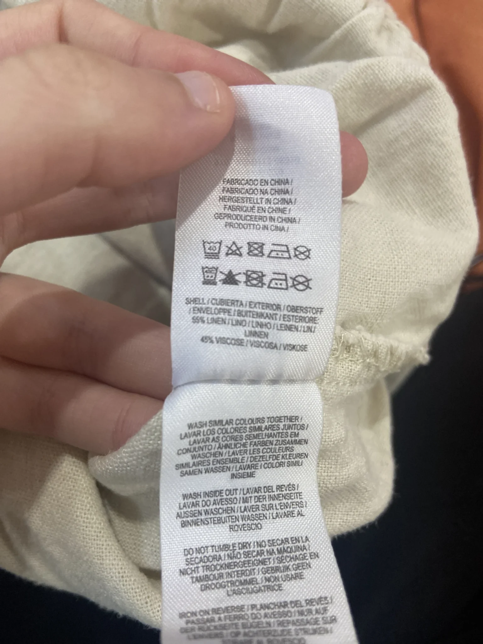 Image for Pantalon d'été beige en lin