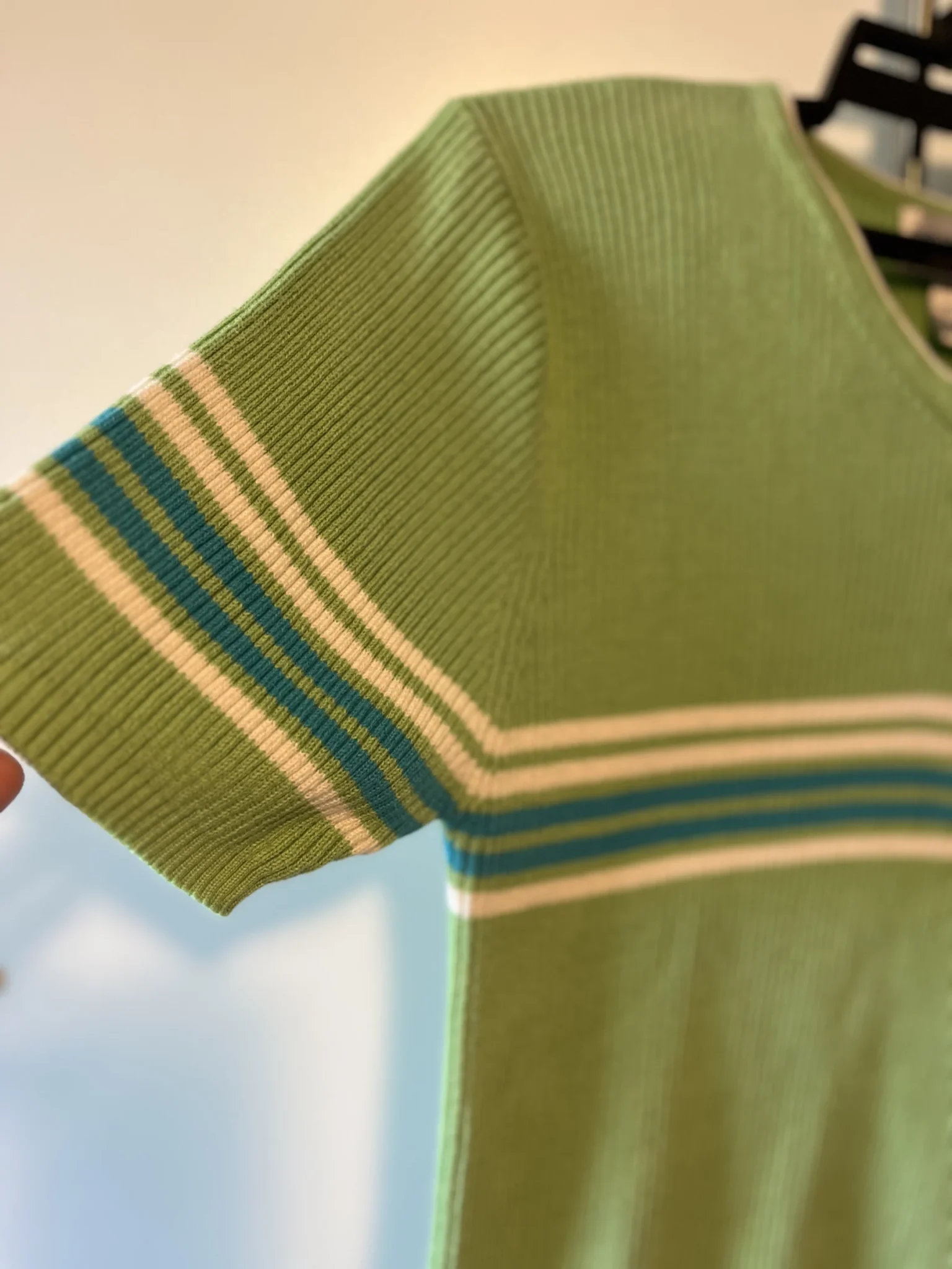 Image for Chandail vert lime - 100% coton - Principles