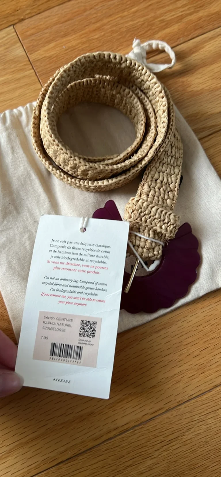 Image for Sandy sezane belt size 90cm
