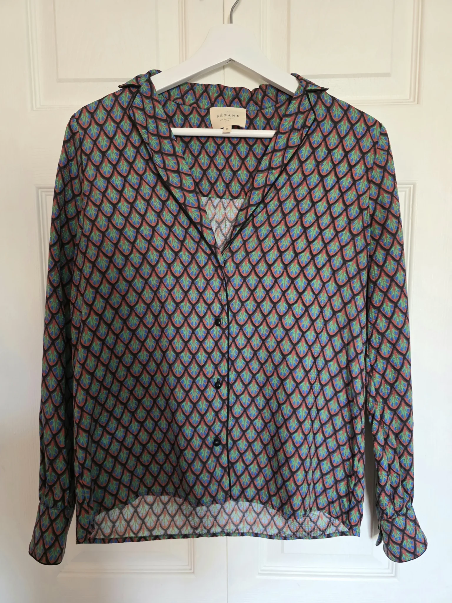 Featured image for Chemise Sézane mélange soie