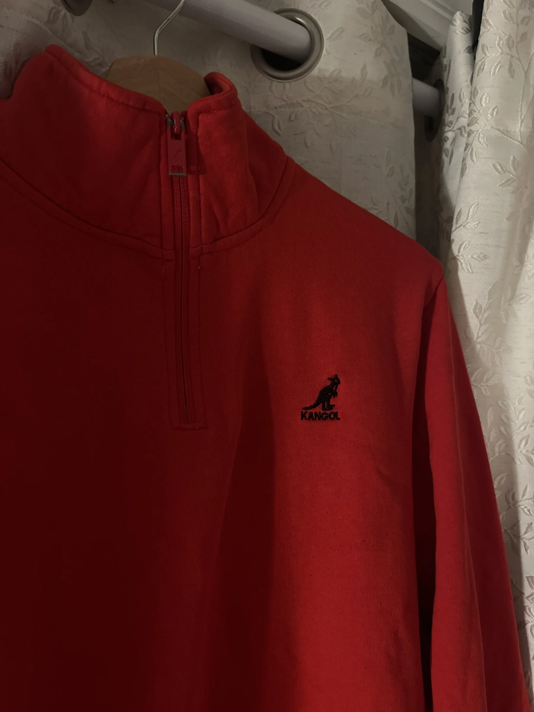 Sweatshirt zip 3/4 Kangol seconde main