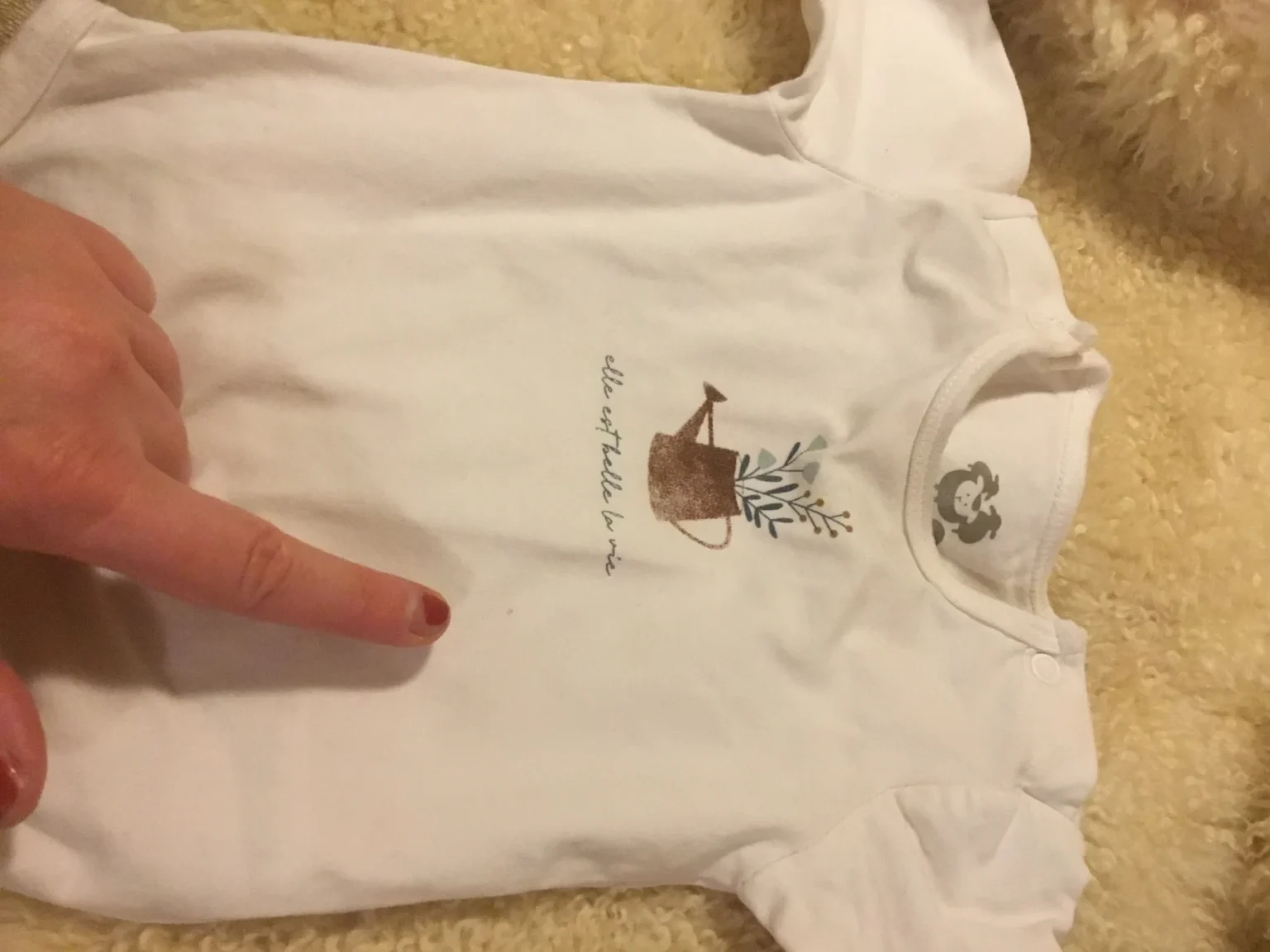Image for Beau cache couche « trois moutons » manches longues soyeux bébé filles, 9 mois