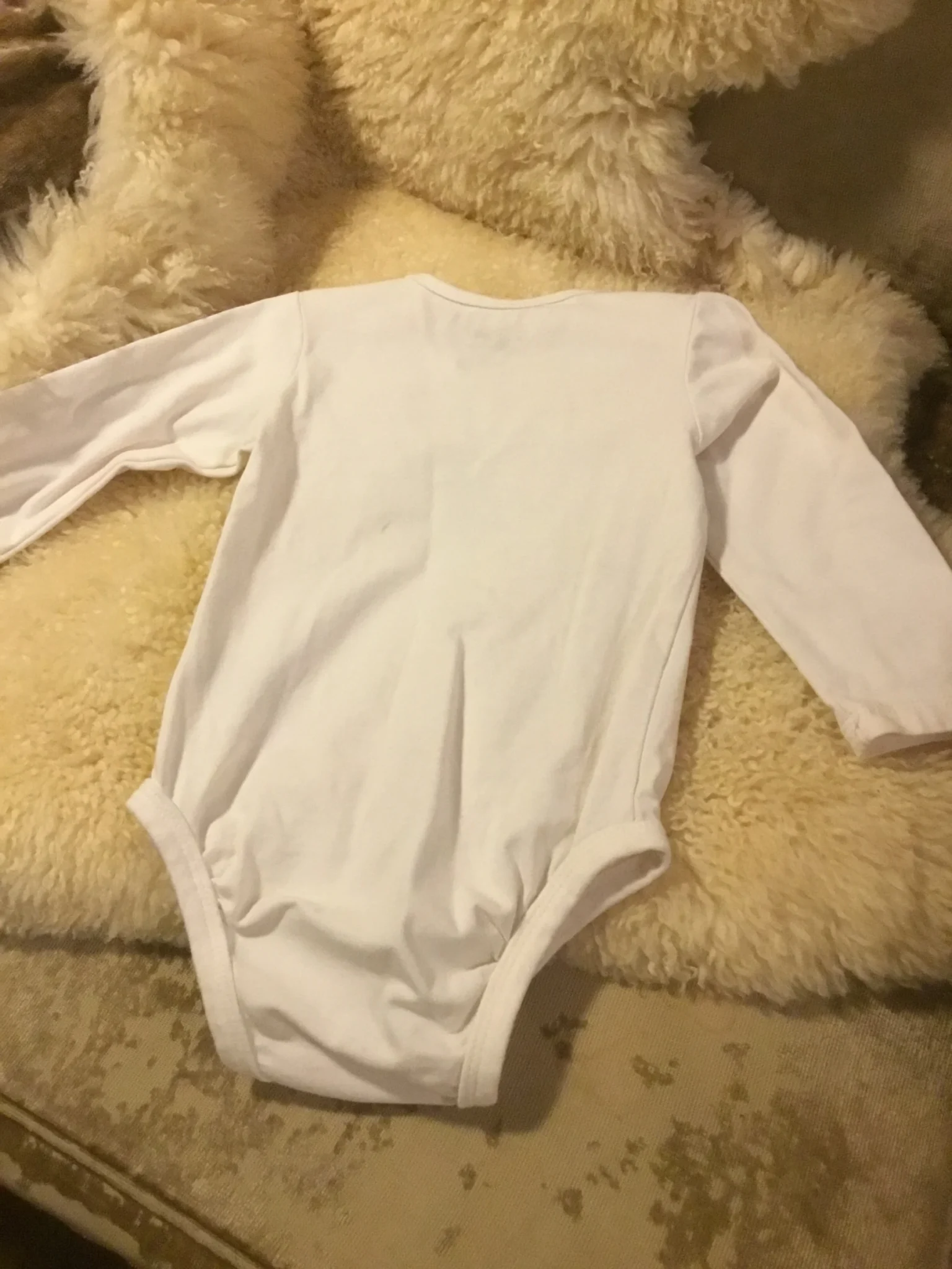 Image for Beau cache couche « trois moutons » manches longues soyeux bébé filles, 9 mois
