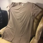 Thumbnail for Robe tee shirt coton effet velours, large