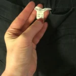 Featured thumbnail for Black trousers in white stuff linen, 7 years