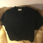 Featured thumbnail for Beau crop top noir en mélange de bambou design et confection montréalais