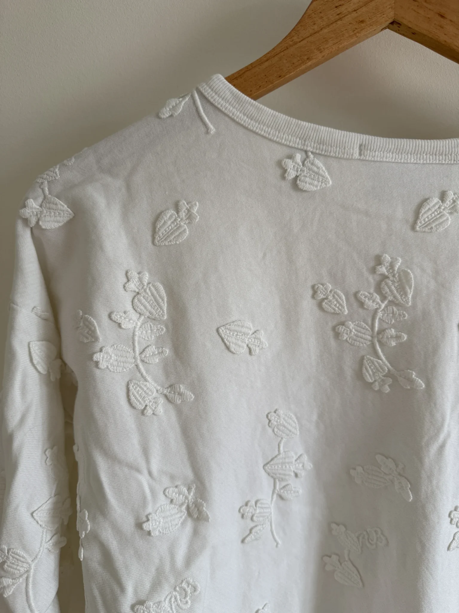 Image for Chandail manches 3/5 avec appliqués