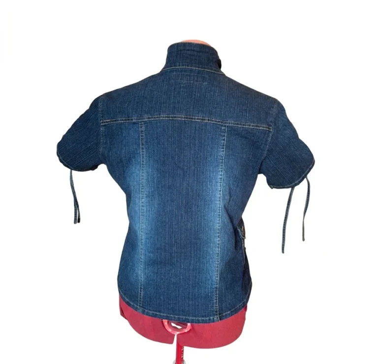 Image for ILLEGAL JEANS Chemise denim bleu manches courtes et boutonnée– Grand