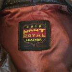 Thumbnail for 🌟 Vintage manteau cuir marron