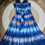 Featured thumbnail for Robe Midi motif tie-dye en Coton