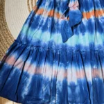 Thumbnail for Robe Midi motif tie-dye en Coton
