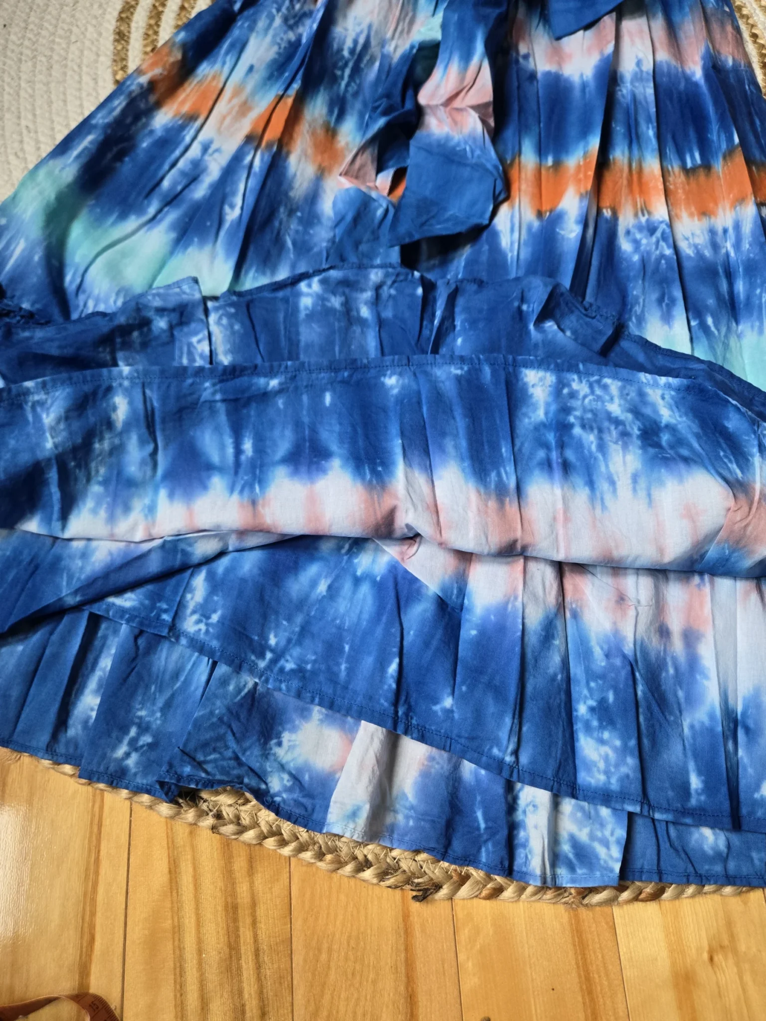 Image for Robe Midi motif tie-dye en Coton