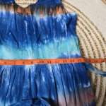 Thumbnail for Robe Midi motif tie-dye en Coton