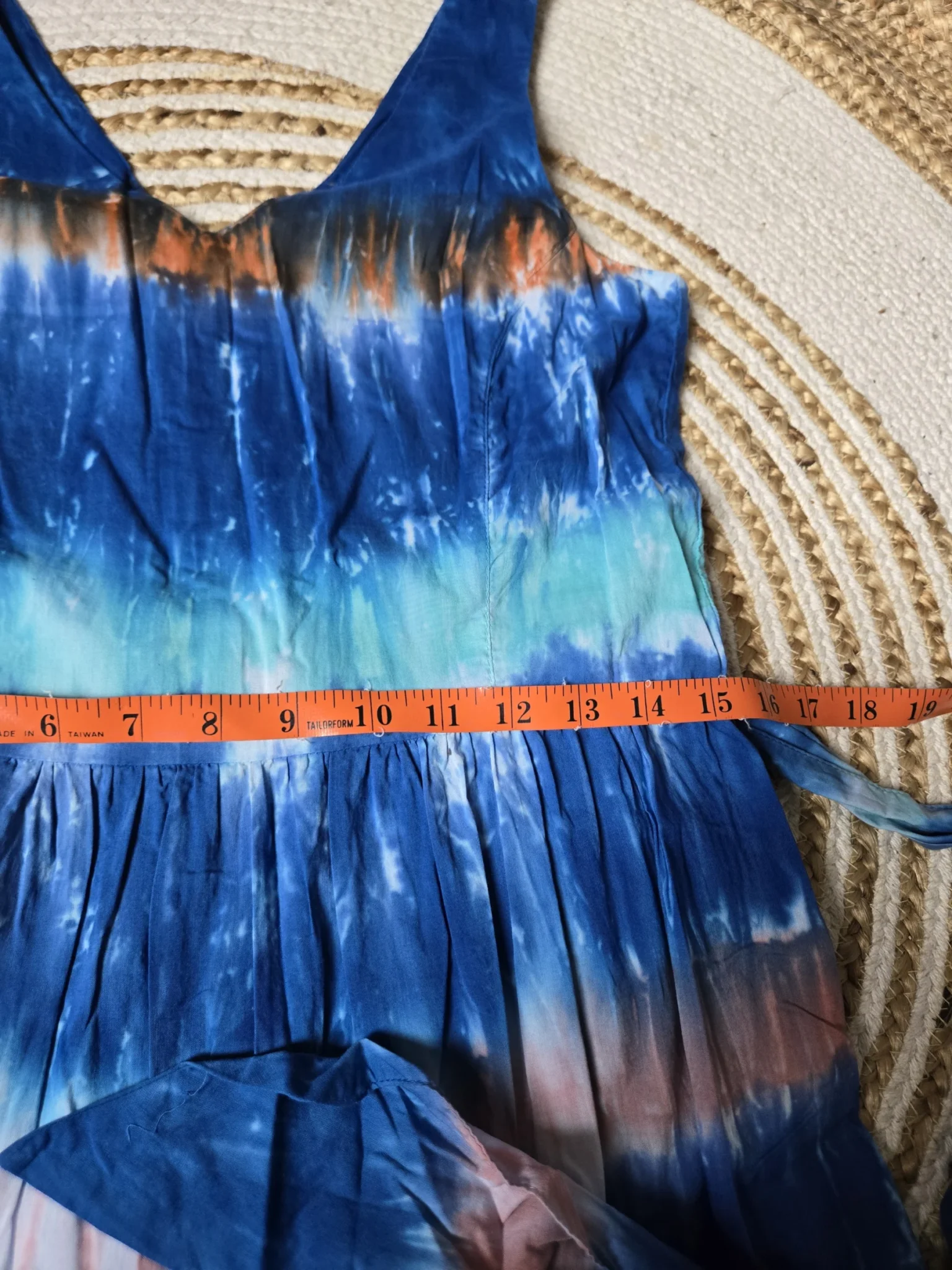 Image for Robe Midi motif tie-dye en Coton
