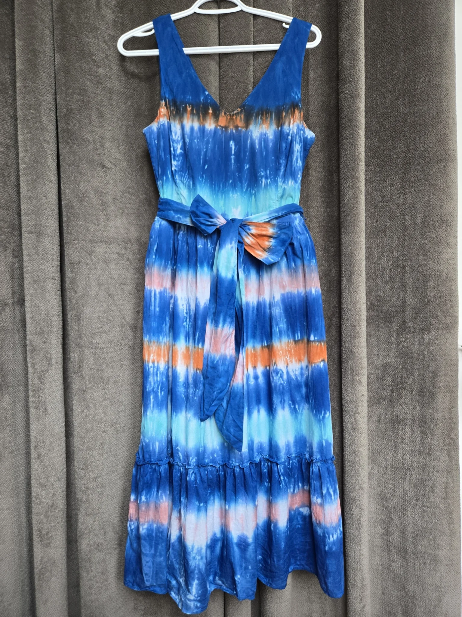 Image for Robe Midi motif tie-dye en Coton