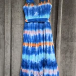Thumbnail for Robe Midi motif tie-dye en Coton