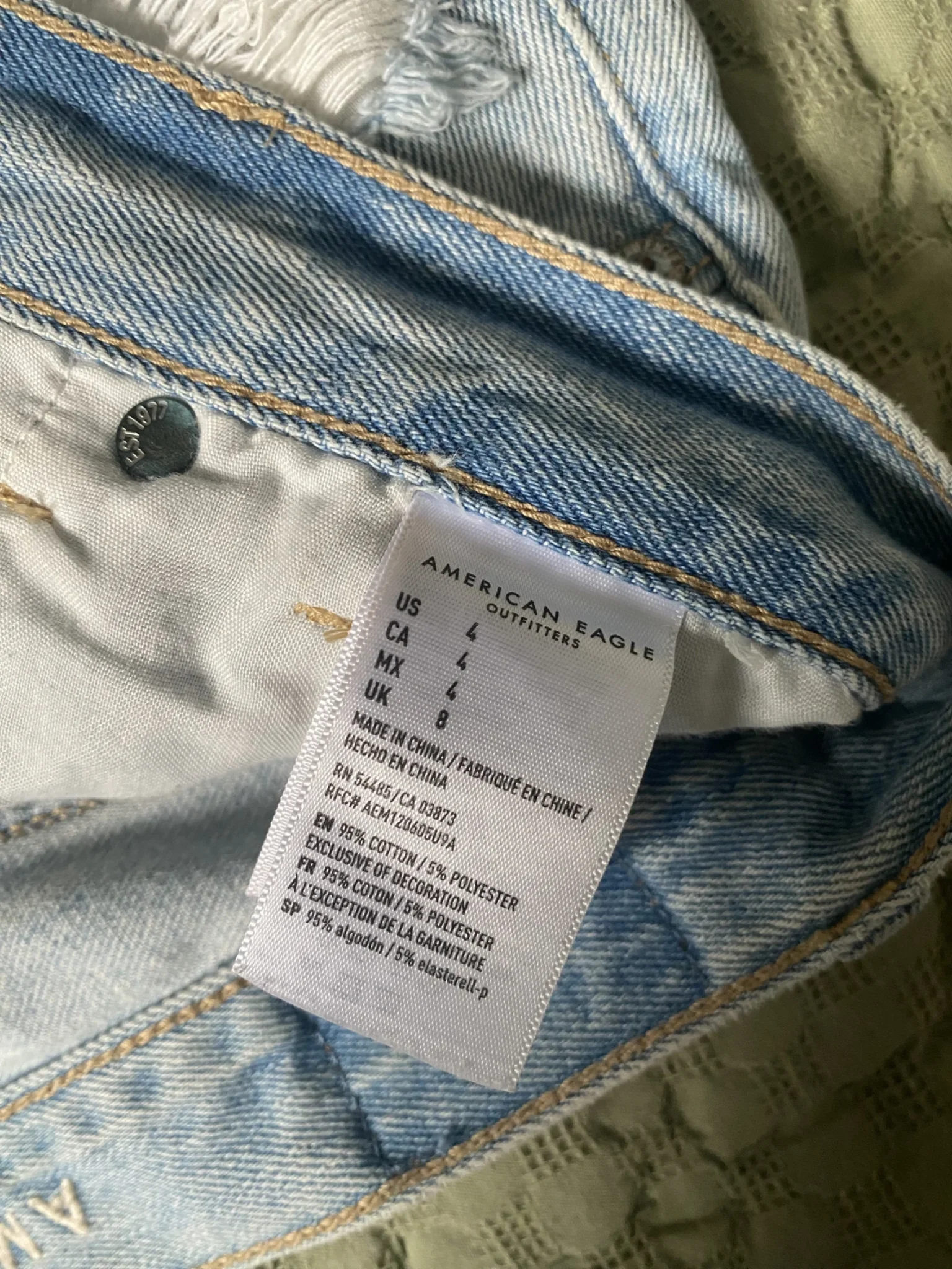 Image for Short en jeans