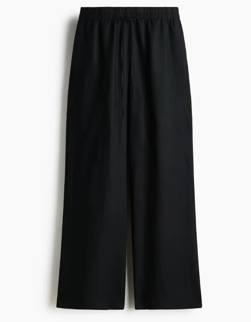 Featured image for Pantalon large en mélange de lin