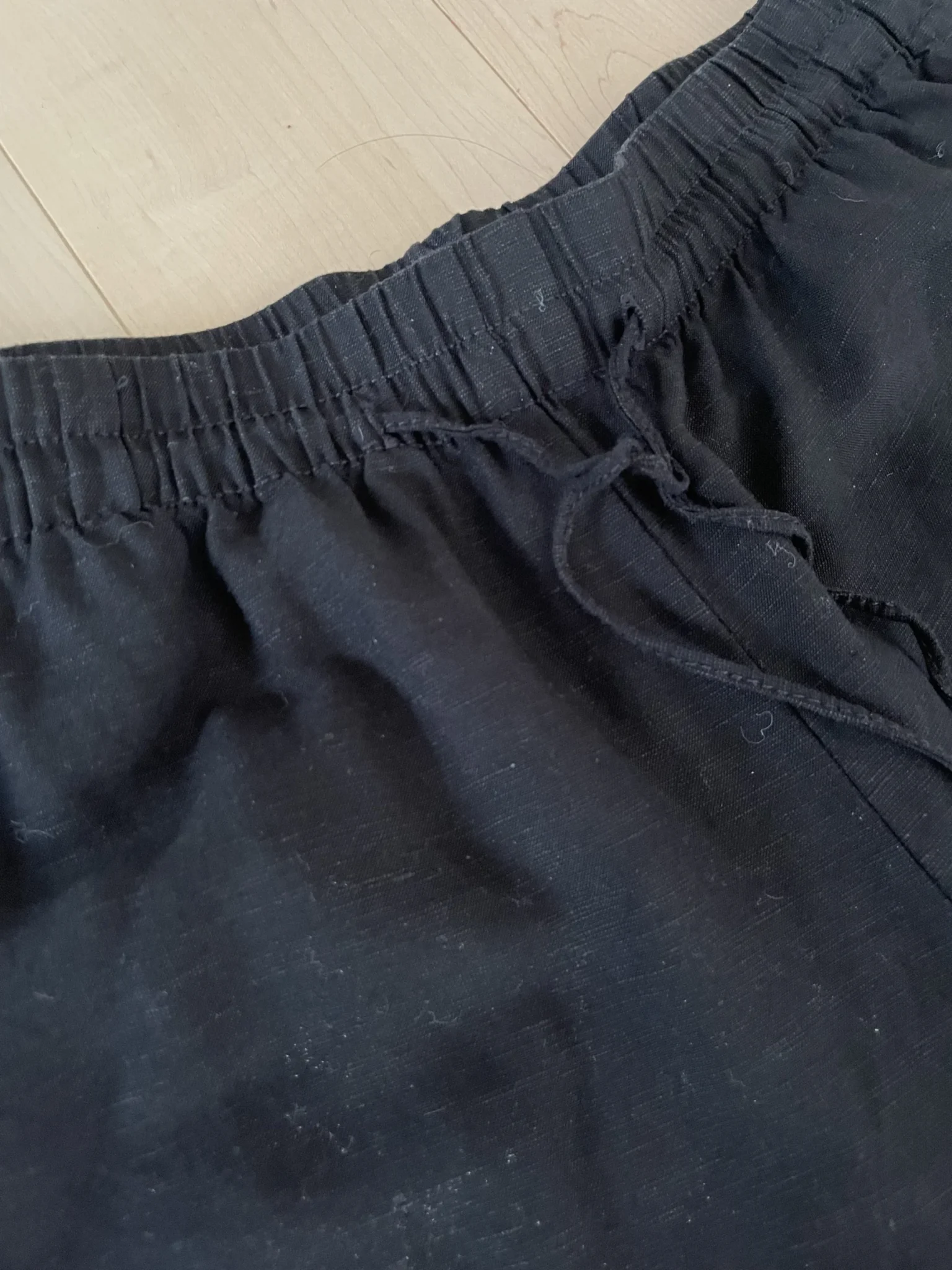 Image for Pantalon large en mélange de lin