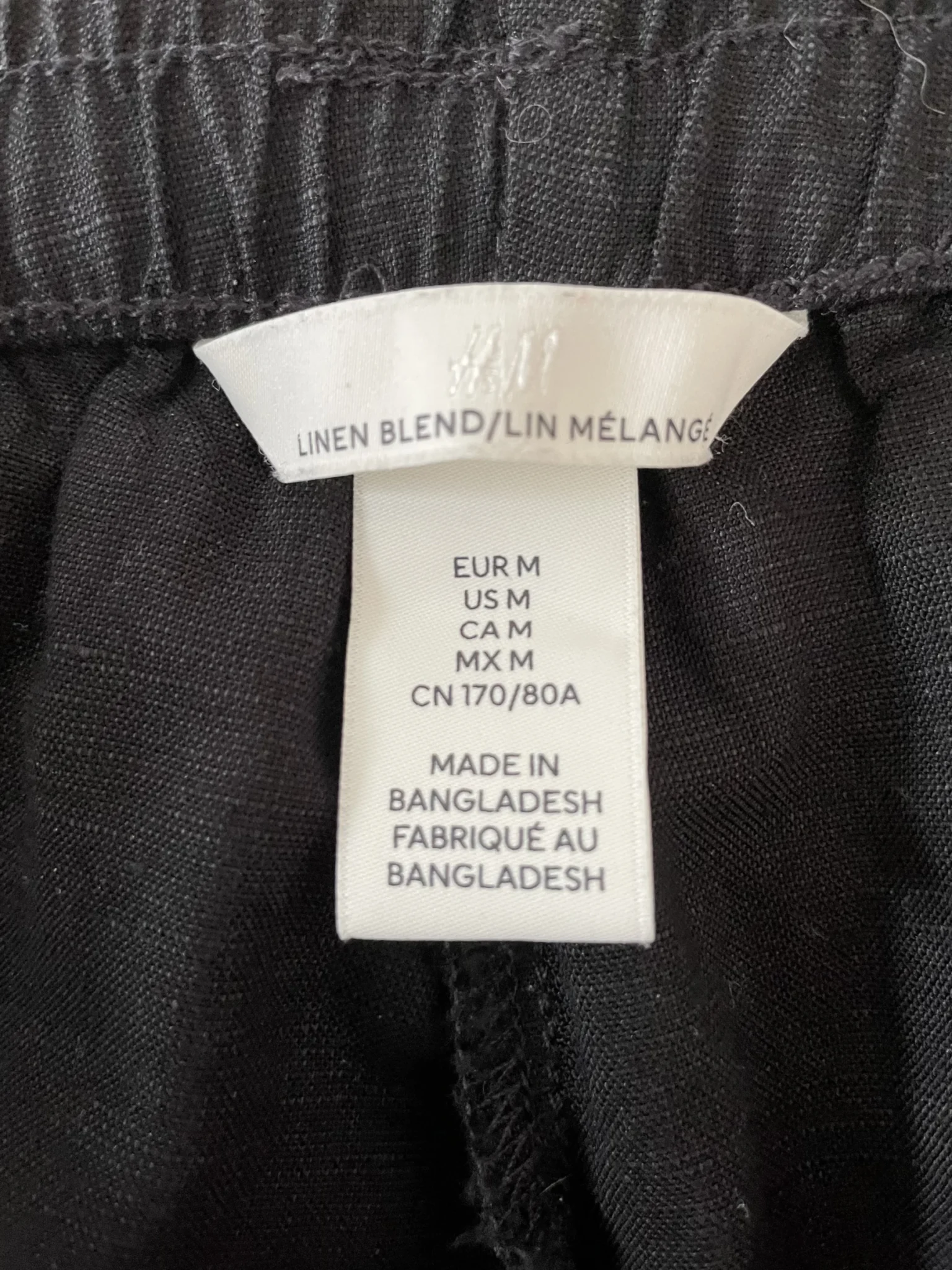 Image for Pantalon large en mélange de lin