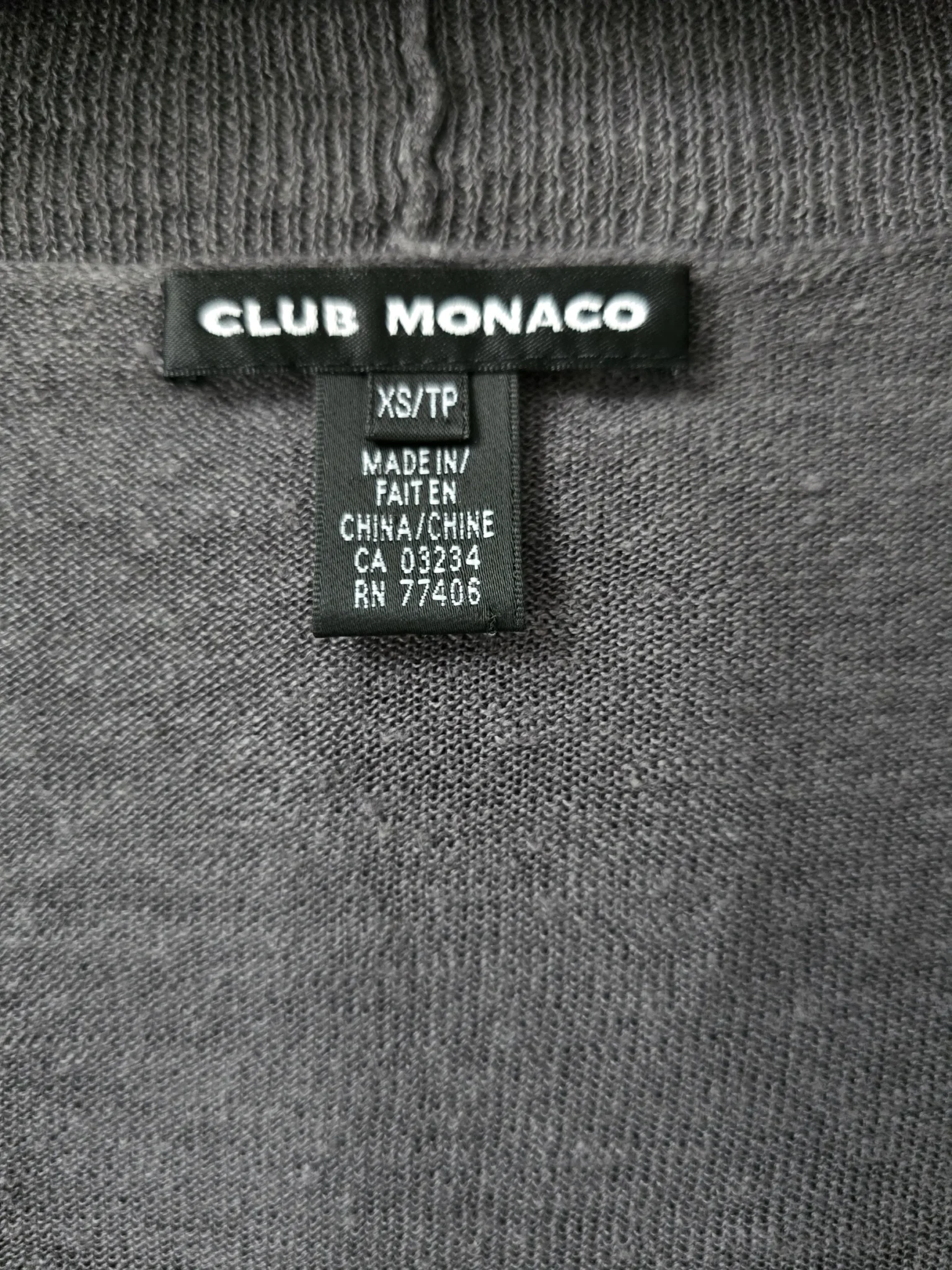 Image for 🌟 Vneck Club Monaco en lin