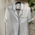 Featured thumbnail for Chemise style pyjama avec lin