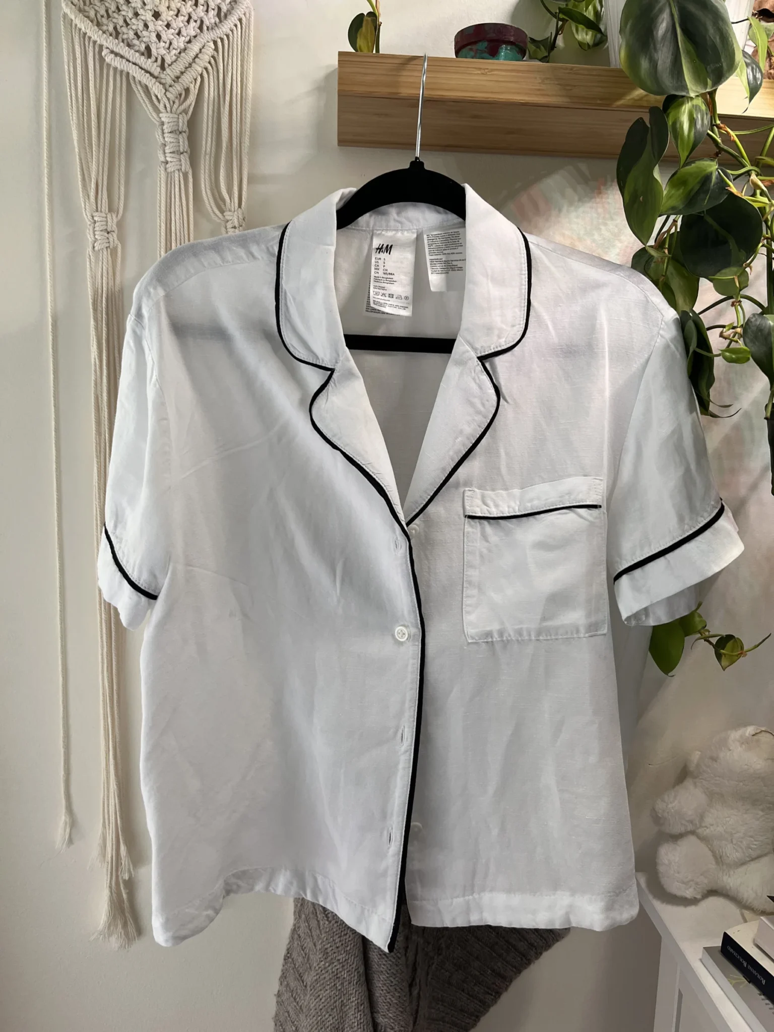 Featured image for Chemise style pyjama avec lin
