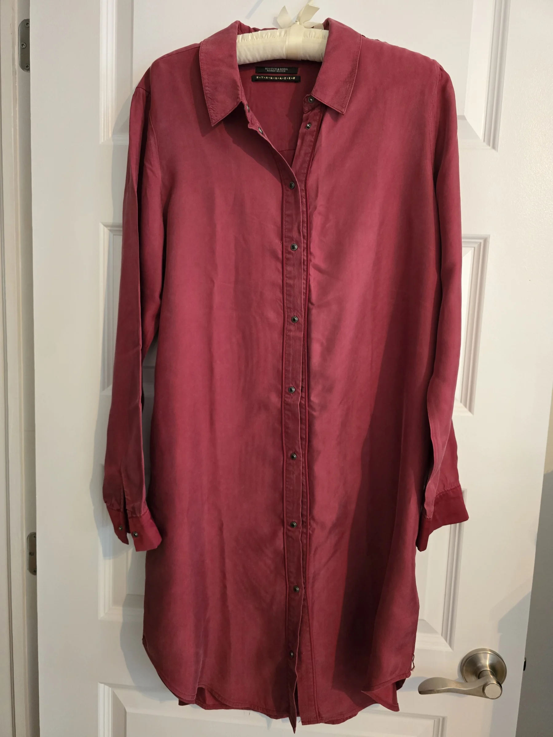 🌟 Robe chemise Scotch & Soda bordeaux Scotch and Soda seconde main