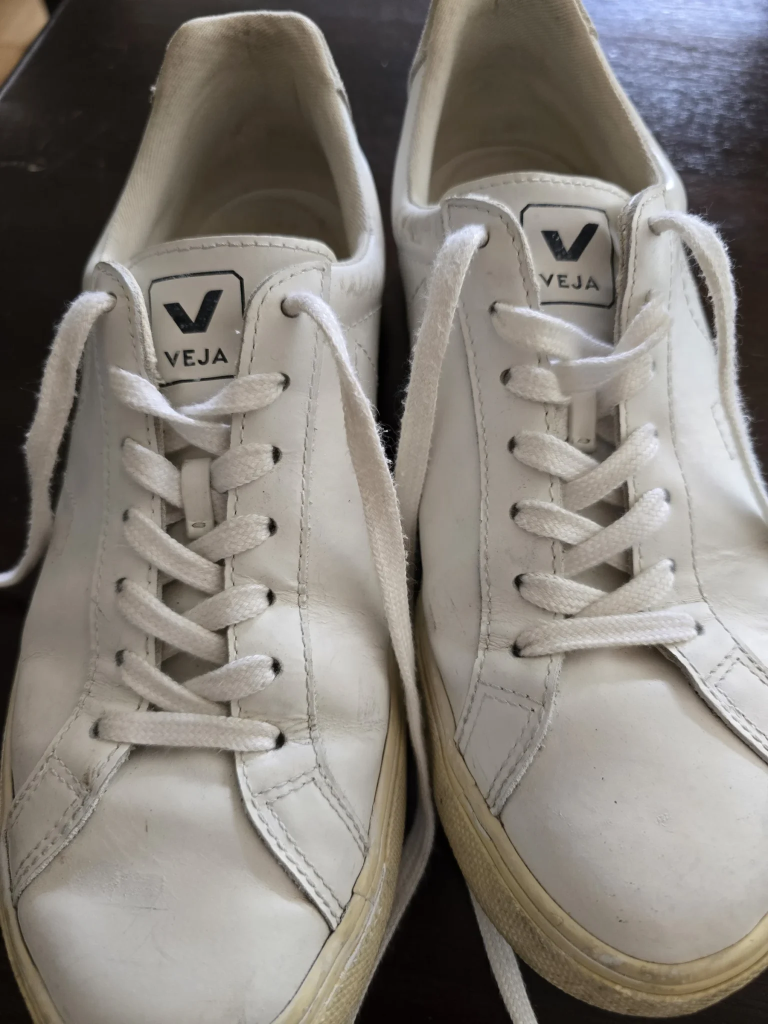 Image for 🌟 Basket Veja en cuir blanc