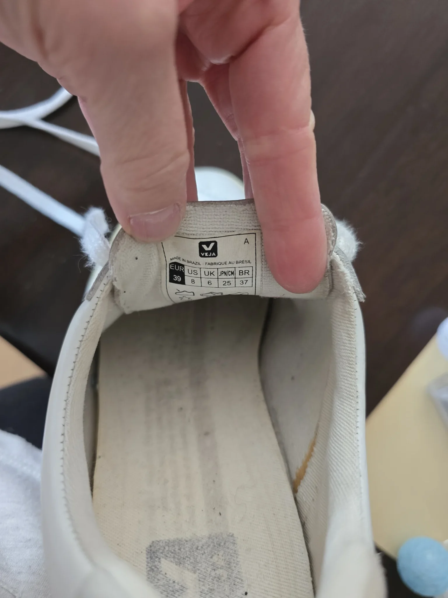 Image for 🌟 Basket Veja en cuir blanc