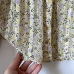 Thumbnail for Chemise fleurie Zara taille S jaune et vert