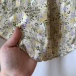 Thumbnail for Chemise fleurie Zara taille S jaune et vert
